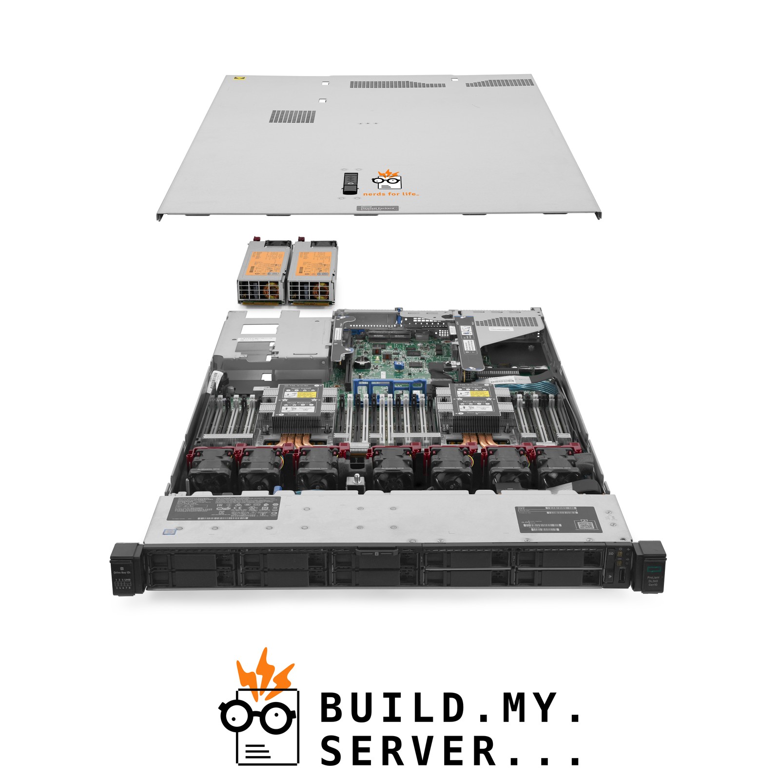HPE ProLiant DL360 G10 Premium Server 2×3.50Ghz Xeon Gold 6144 16-Core 256GB RAM