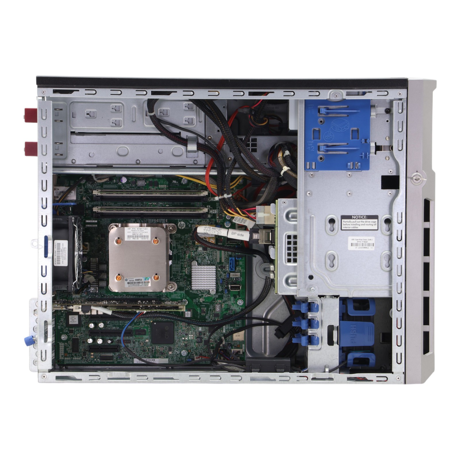 HP ProLiant ML310e G8 V2 Pentium G3220 8GB P222 4x LFF 2x PSU Tower Server