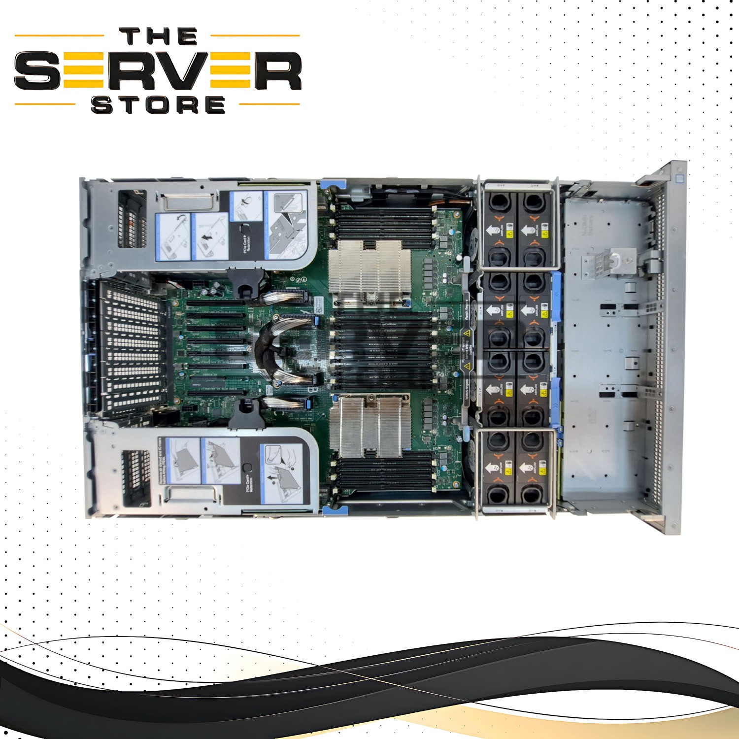 Dell R940 8x SFF 4x Gold 6122 20C 3TB PERC H730p 8x 960GB SATA X550/i350