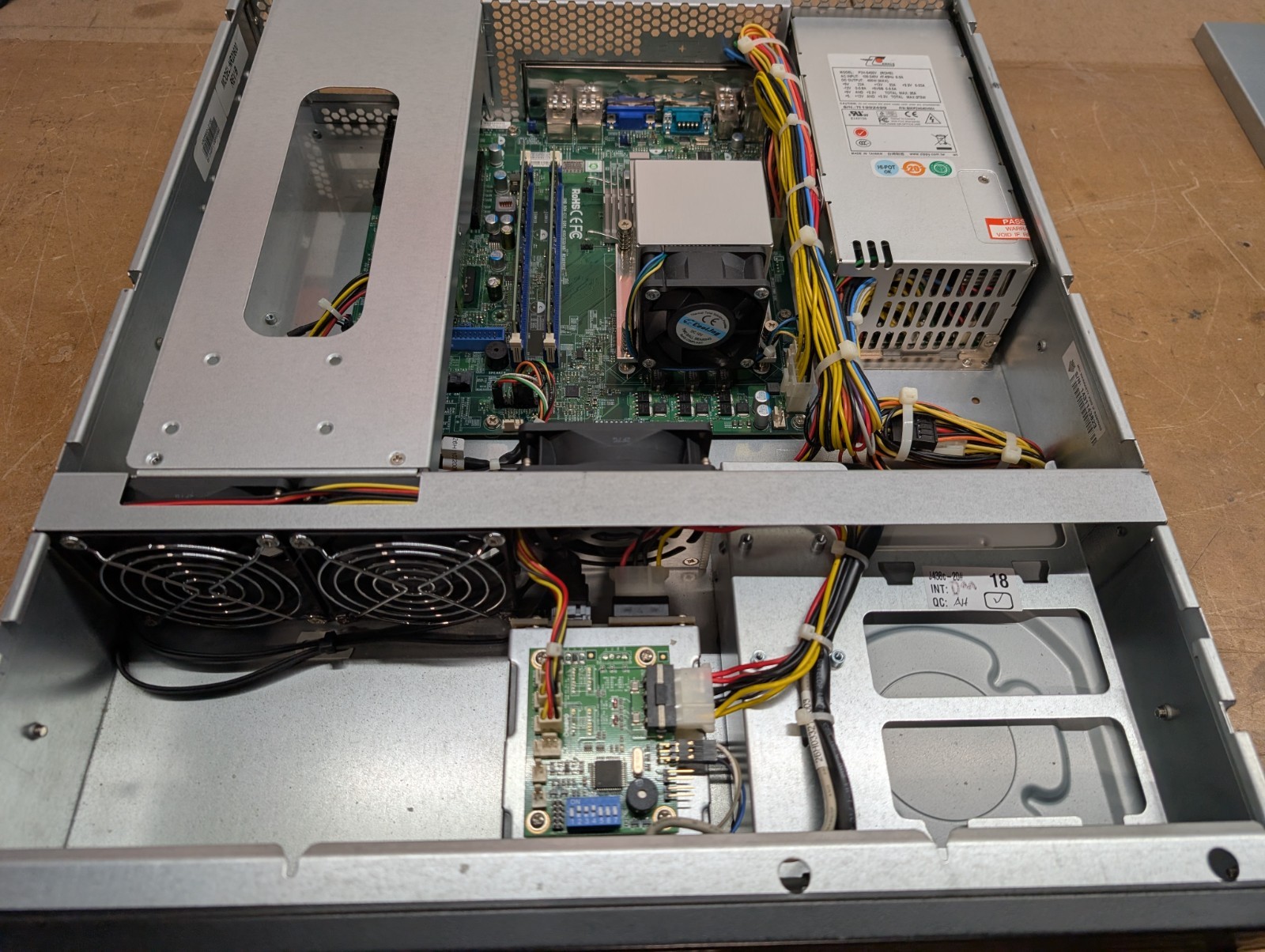 Rackmount Server Case Supermicro X7SLM Xeon E2160 1.80GHz 2GB RAM 500GB VGA PS/2