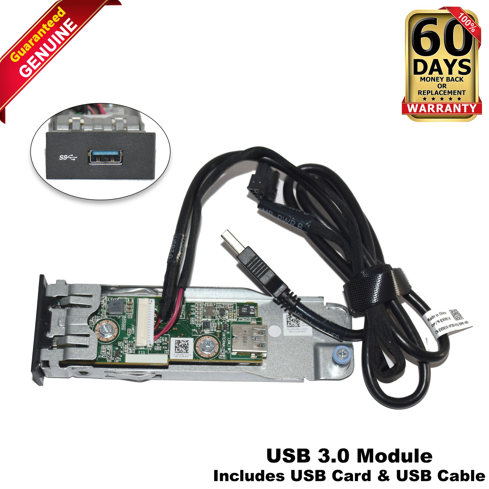 Dell PowerEdge R940xa Server USB 3.0 Front Panel I/O Module PVHPV