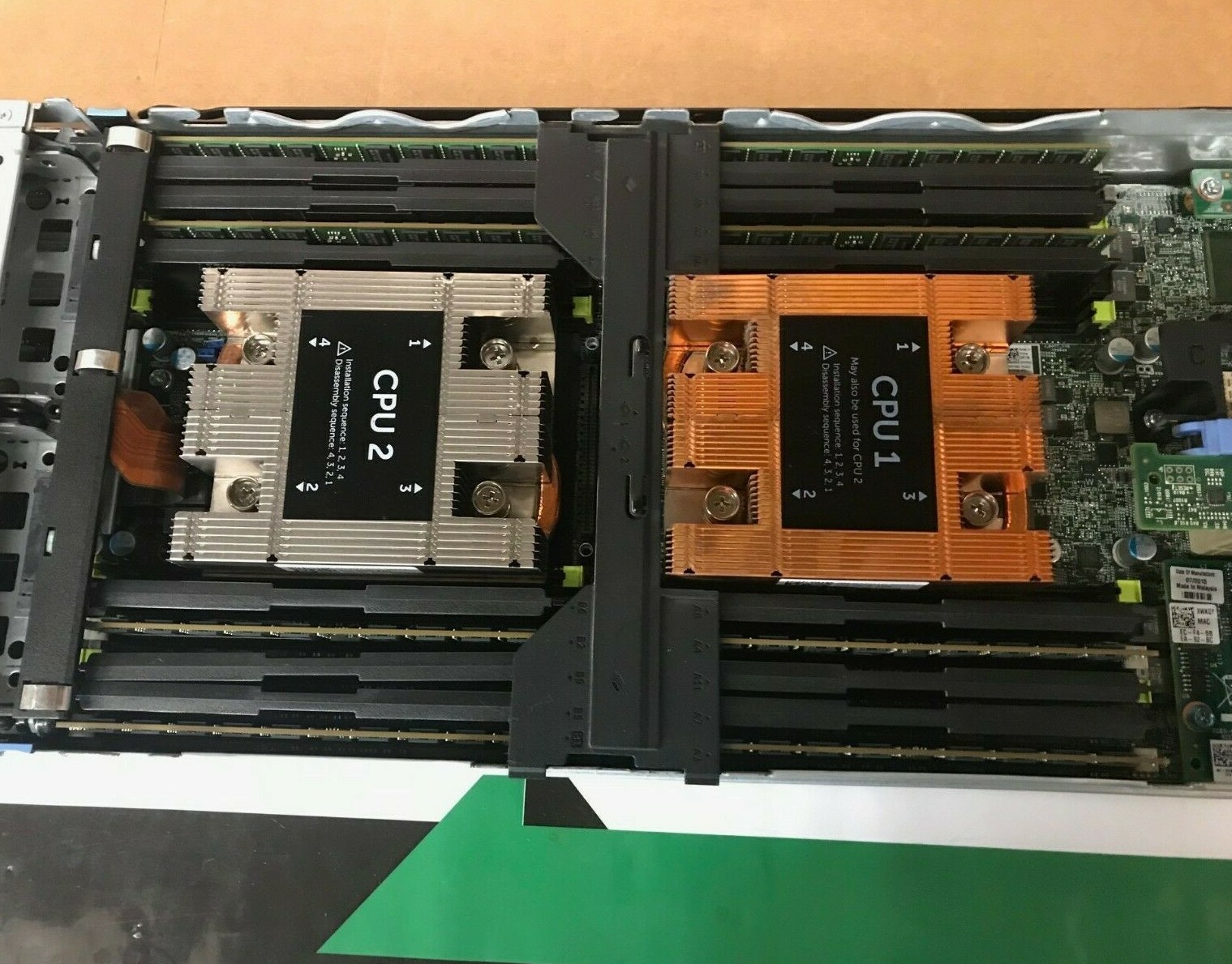 Dell Poweredge M630 Barebone CTO Blade w/2x 86mm Heatsink No CPU/Mem 4CGNX PHY8D