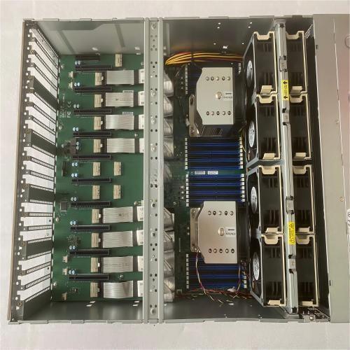 Supermicro AS-4124GS-TNR 4U 8GPU server + 2xAMD 7K62 CPU+SK 4x 32GB=128g 2666MHZ