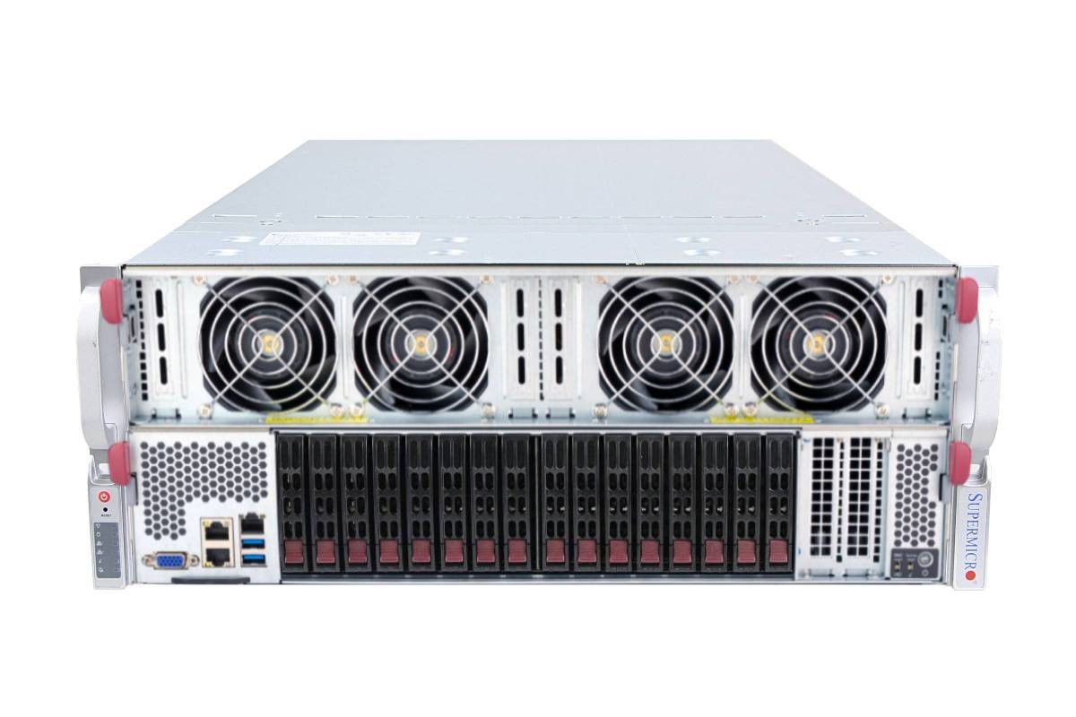 Supermicro 4029GP-TVRT, 2 x Platinum 8260, 512GB RAM 3.9TB Storage 8 x V100 32GB