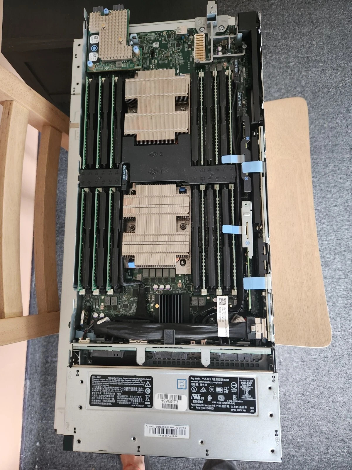 Dell PowerEdge MX740C 384GB RAM 2x Gold 6240 800GB SAS H730P 2x16GB SD 25Gb WRTY