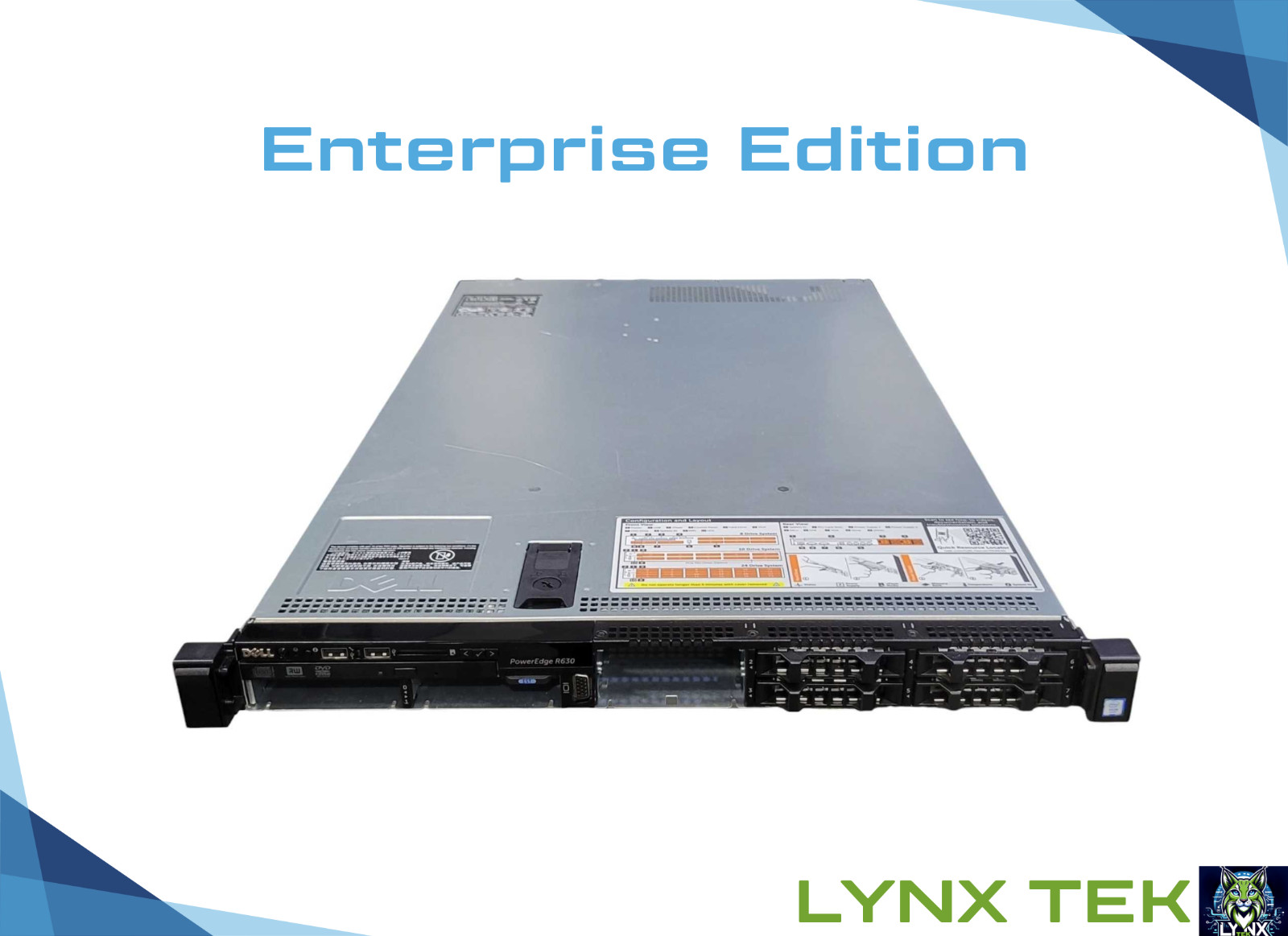 Dell PowerEdge R630 8 SFF 2x Intel E5-2640 v4 =20C H730P 2400T DVD ROM 750W
