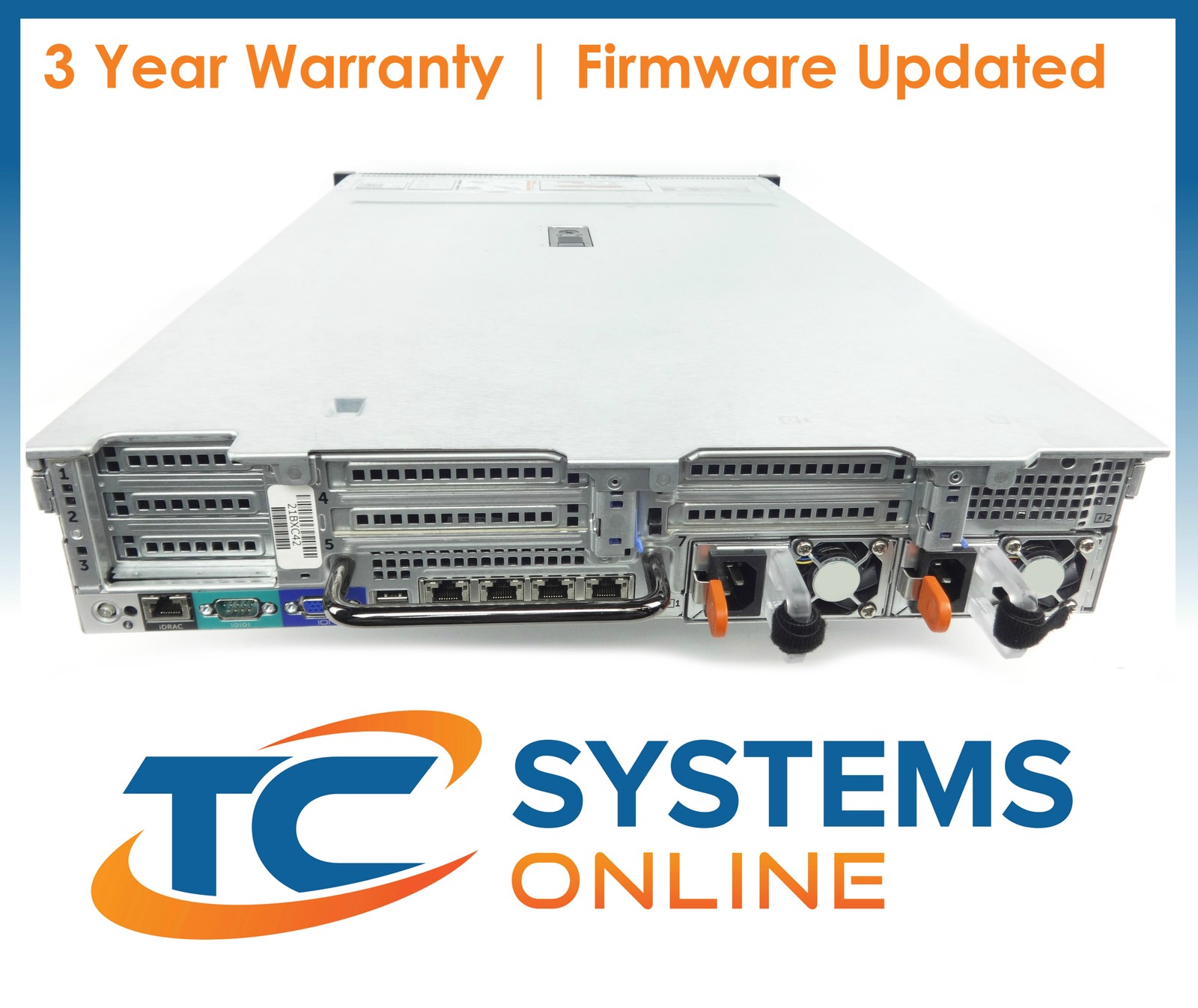 Poweredge R730 8SFF 2x E5-2620v4 2.1GHZ =16C/32T 128GB 3x 600GB 6G H730