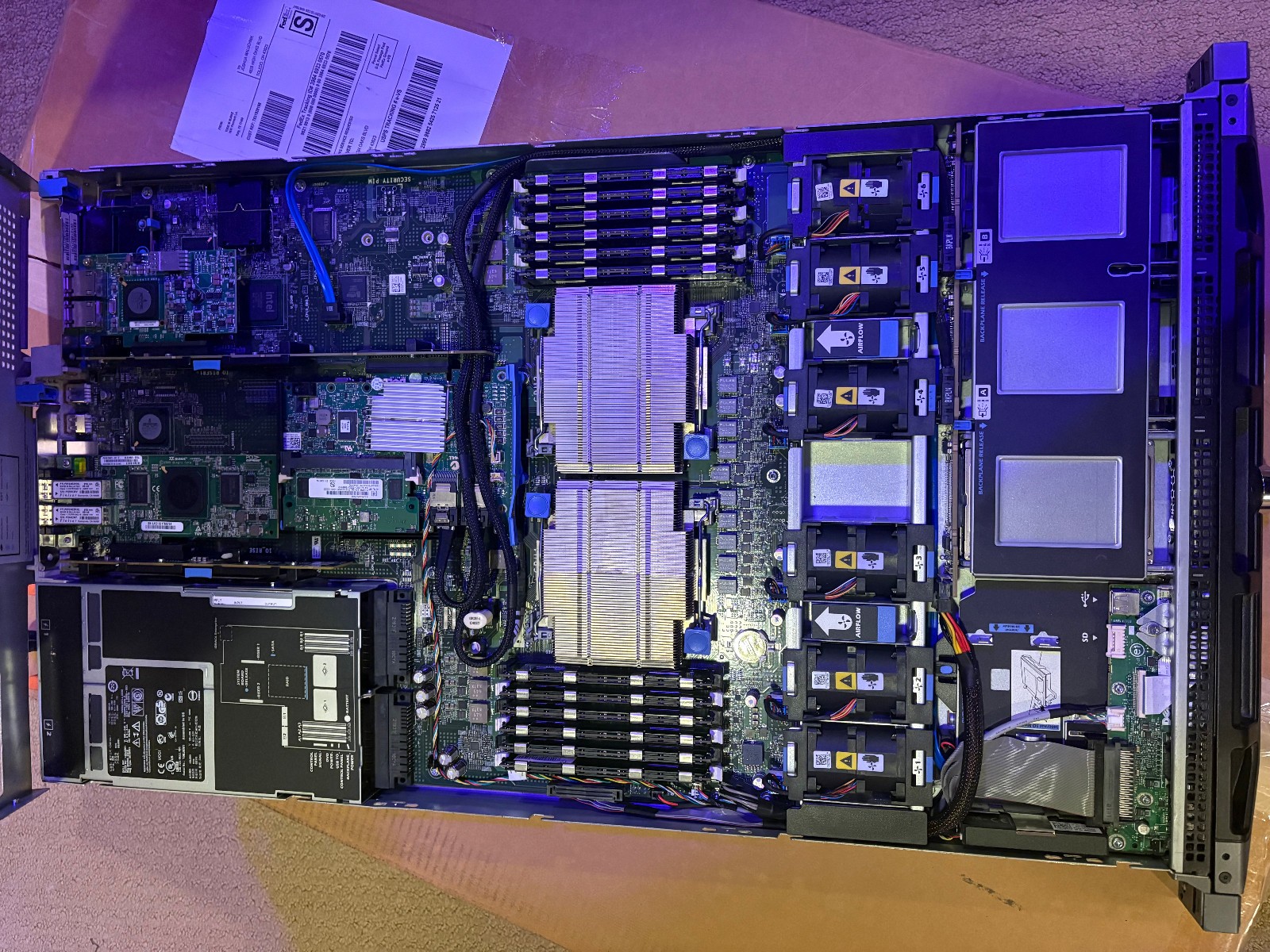 DELL POWEREDGE R610 E01S INTEL XEON 2.93GHz 48GB RAM 2x 146GB 6Gbps SAS