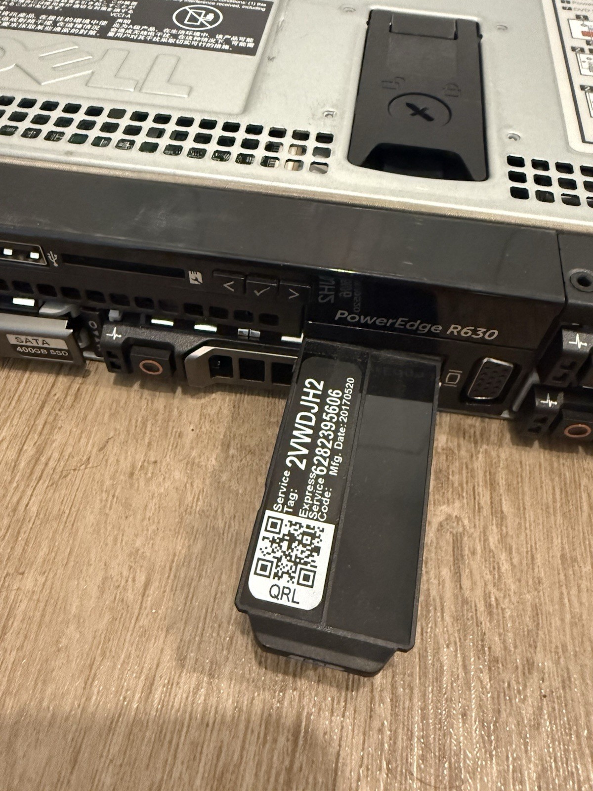 Dell Poweredge R630 Server 2x E5-2640V4 32GB RAM H330 2x750W