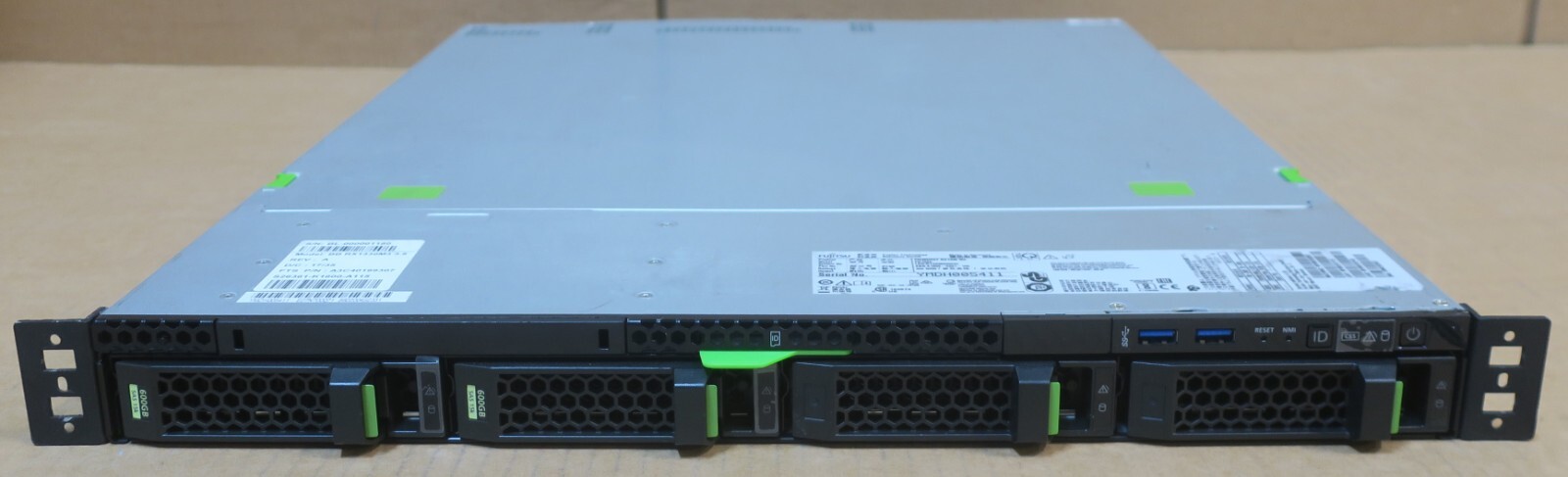 Fujitsu Primergy RX1330 M3 4C E3-1270v6 32GB Ram 2.16TB 4-Bay Short Depth Server
