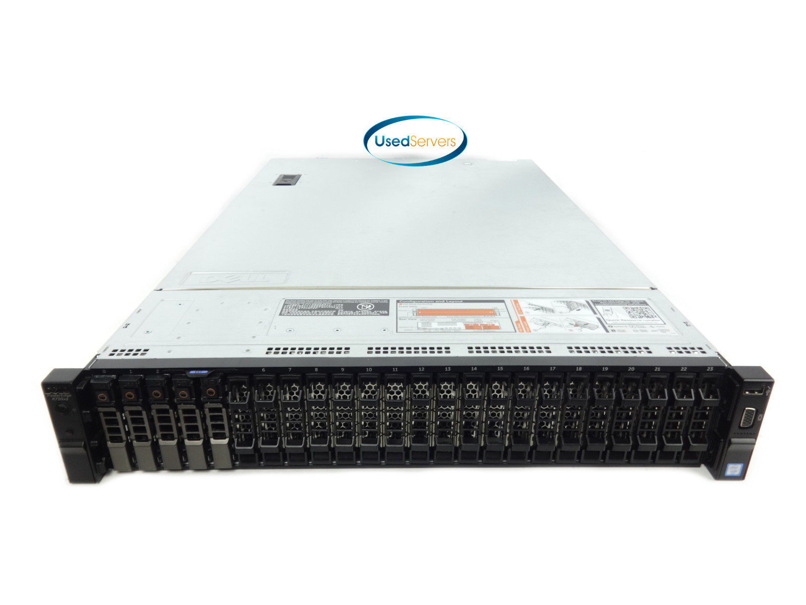 Poweredge R730XD 26x 2.5 256GB 2133 2xE5-2650v4 2.2GHZ=24Cores 5x HD TRAY H730