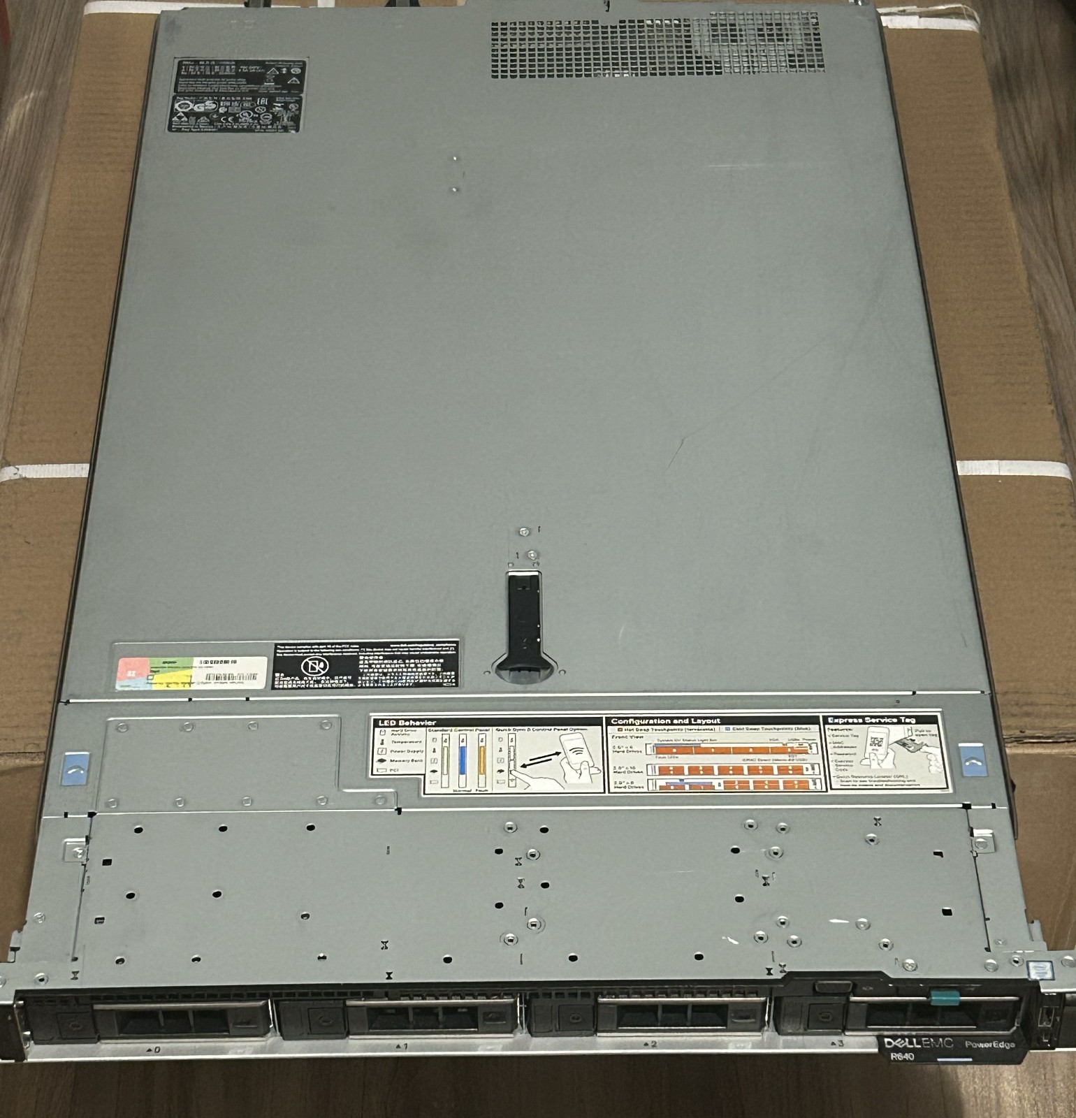 Dell Poweredge R640 Server W/ 4X LFF fully populated Hard Drives