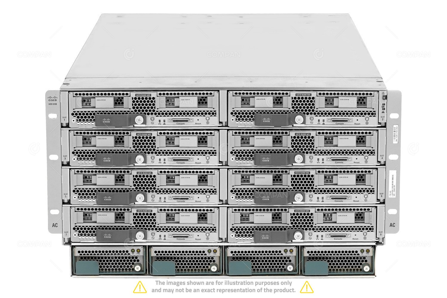 CISCO UCS 5108 8x UCS B200 M5 16x Xeon Platinum 8170 4TB RAM Rails
