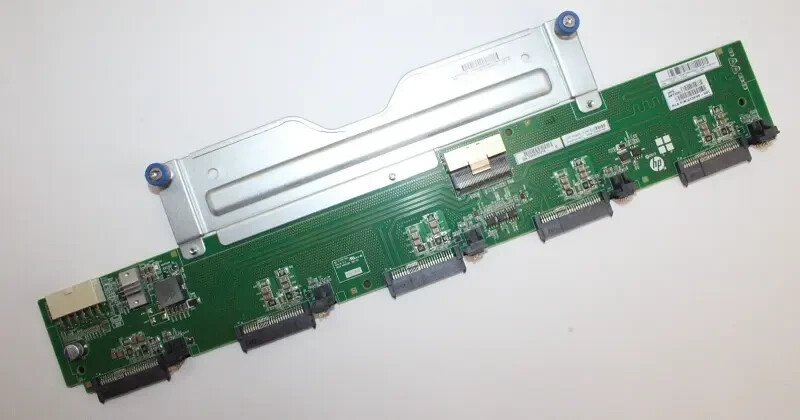 HP DL580 G8 G9 5-Bay SAS/SATA SFF 2.5″ Top HDD Backplane Kit 735520-001 + Cables