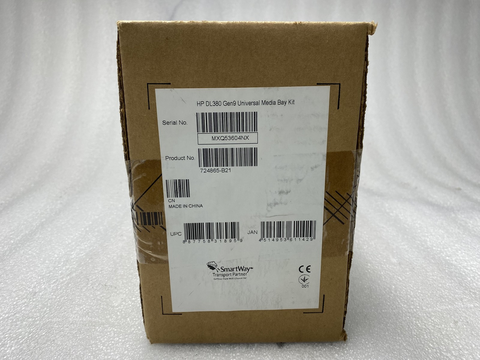NEW – HP DL380 Gen9 Universal Media Bay Kit – 724865-B21 – SEALED BOX!