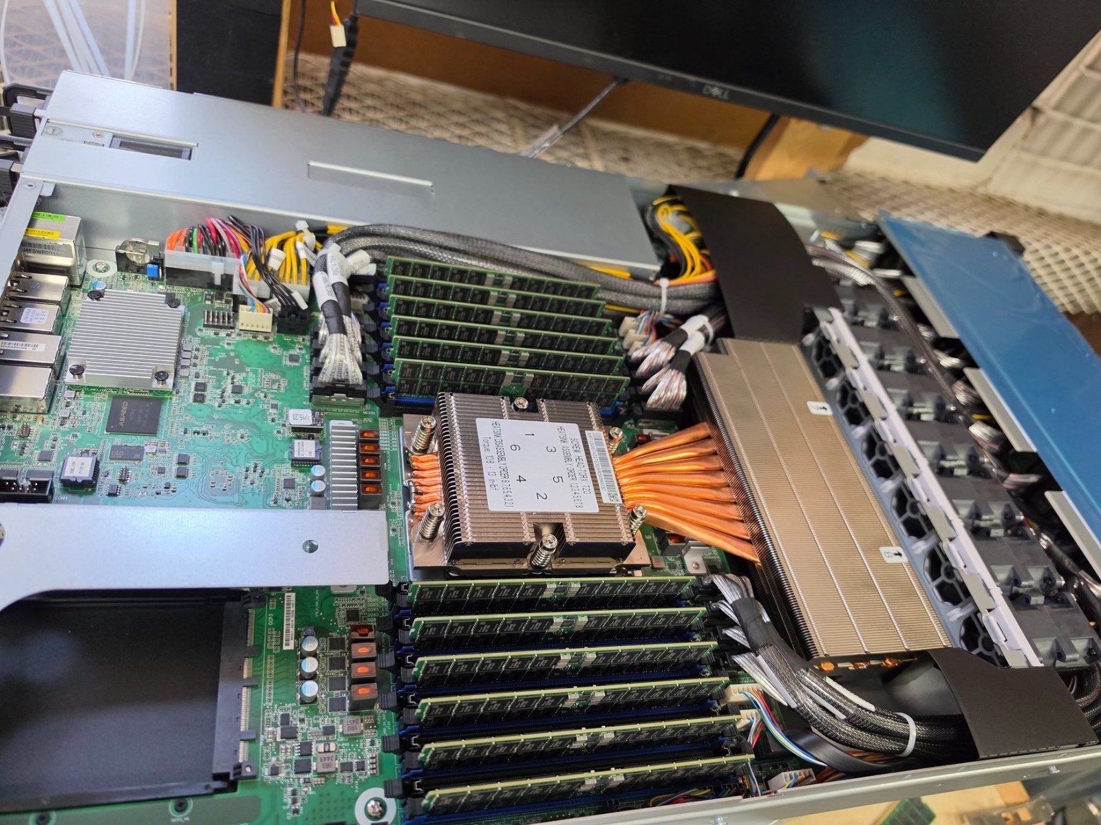 1U Asrock MONSTER AMD 128 core EPYC 9B45 Turin 1.1TB DDR5 30TB NVMe, 2x200G