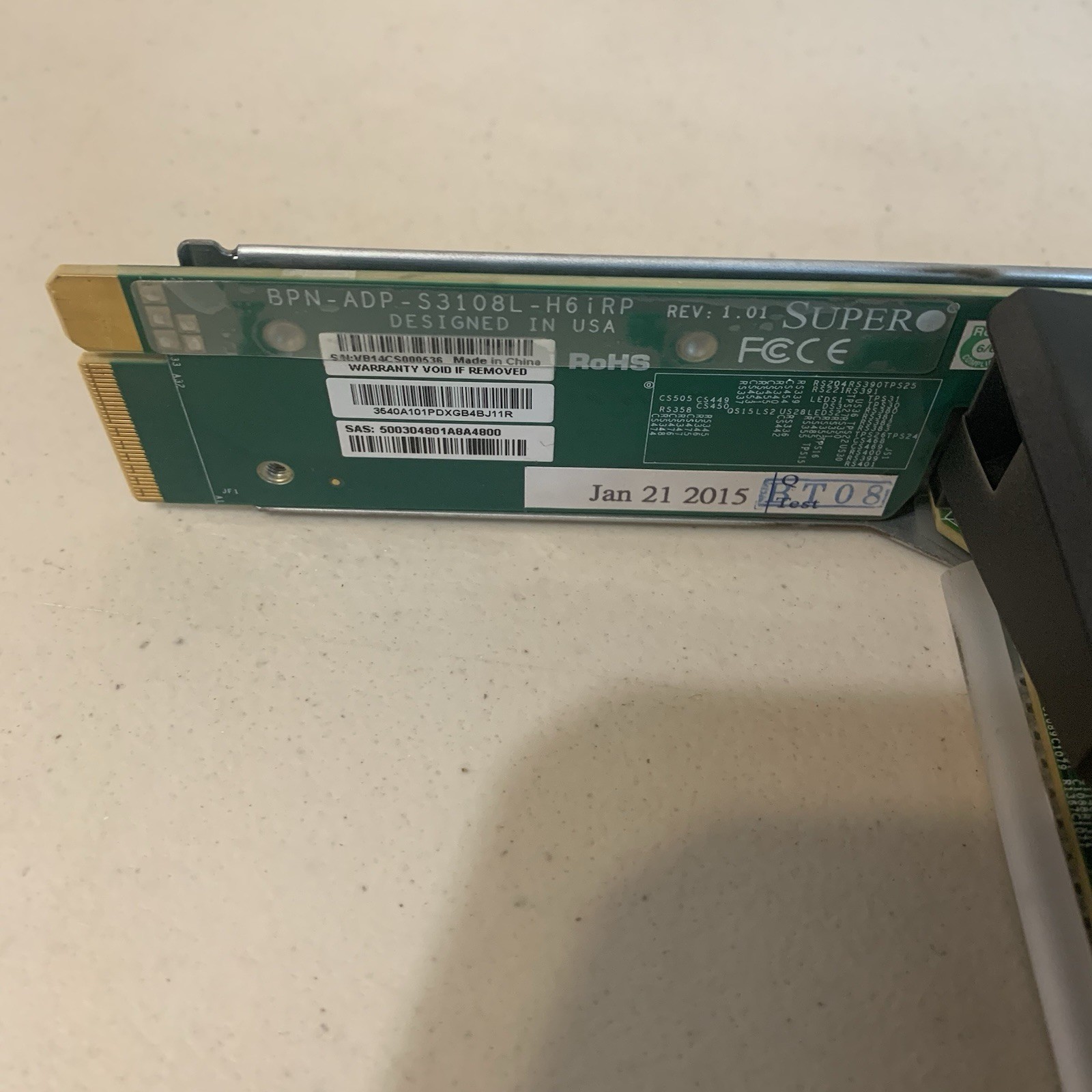 Supermicro X9DRT-P server node chassis 2x E5-2650v2 10GbE LSI 3108 SAS3 12Gb/s