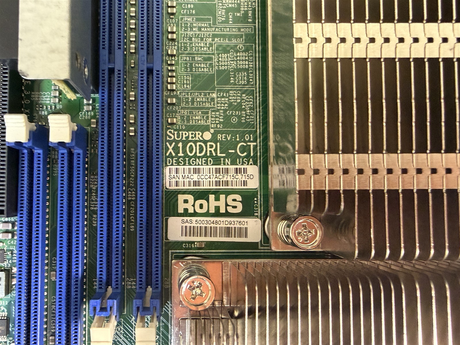 Supermicro CSE-113M 1U X10DRL-CT 2x E5-2670v3 2.3GHz 24-Core Barebone No RAM