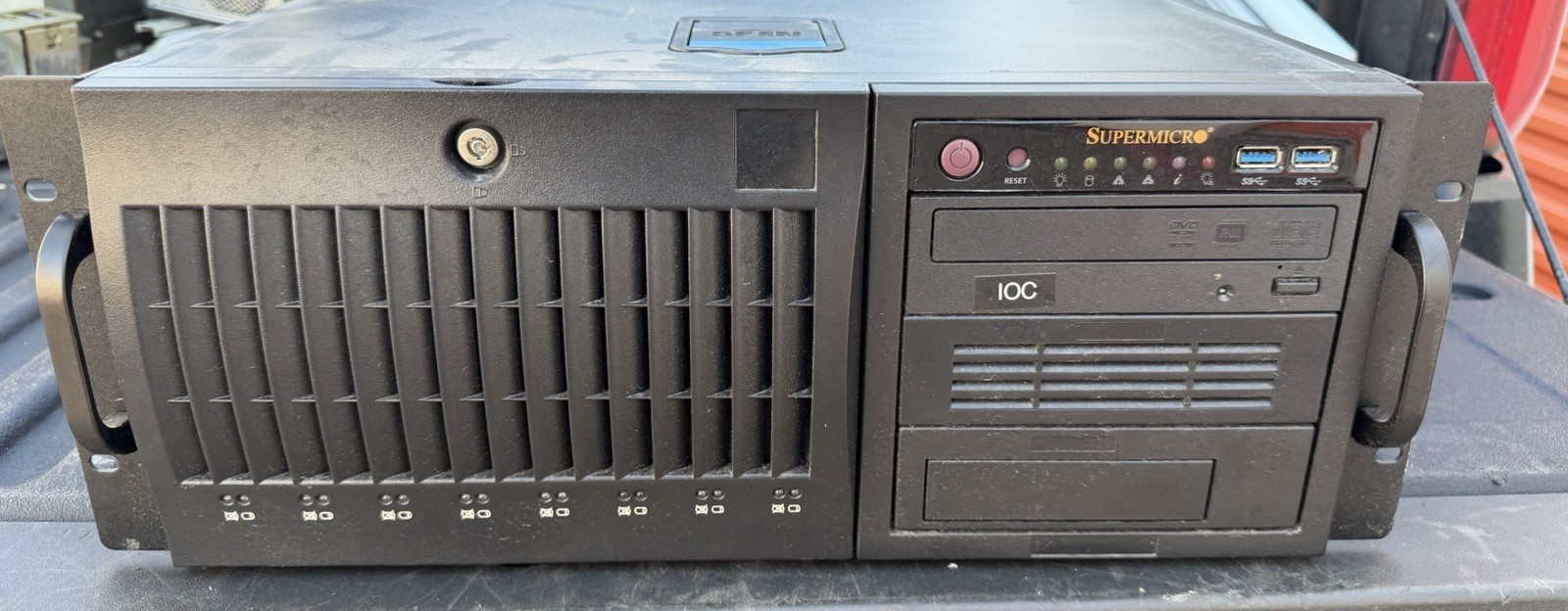 SuperMicro CSE-743AC-1K26B-SQ 4U 1200W Chassis 32GB RAM