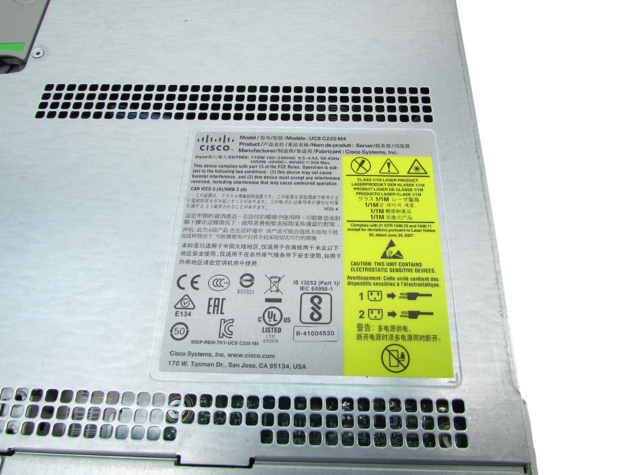Cisco APIC-SERVER-L2 V02 2x Xeon E5-2620 32GB RAM 2x 770W PSU No Drivers Server