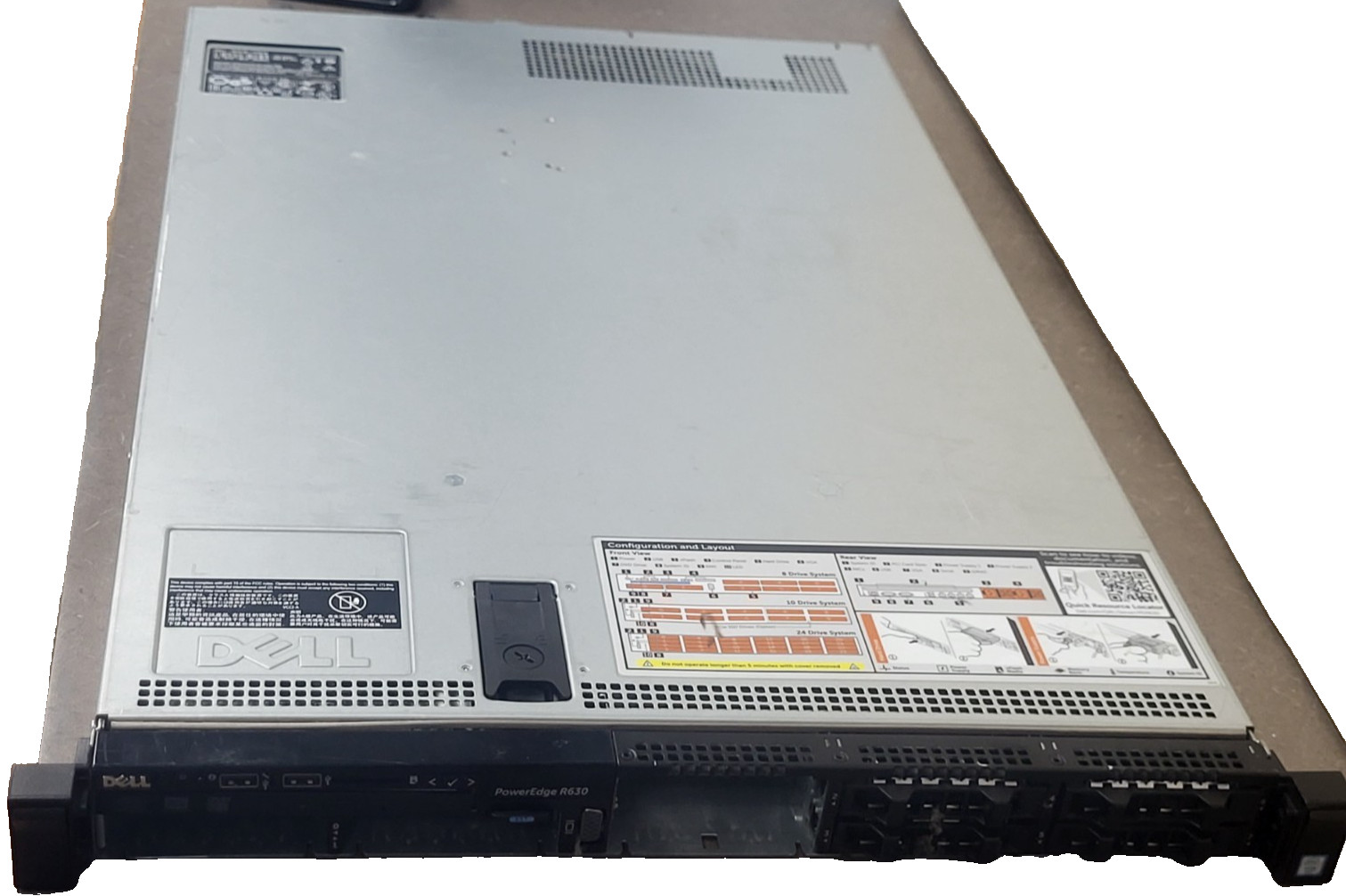 Dell PowerEdge R630 2x E5-2660v3 16GB DDR4 No HDD/Caddies/OS #73
