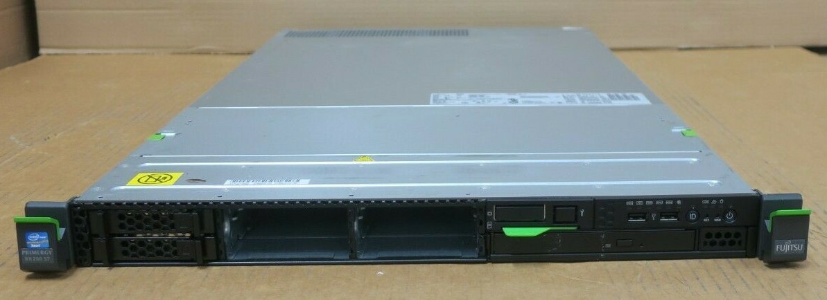 Fujitsu Primergy RX200 S7 2x 6C E5-2640 2.5GHz 16GB Ram 4x 2.5″ Bay 1U Server