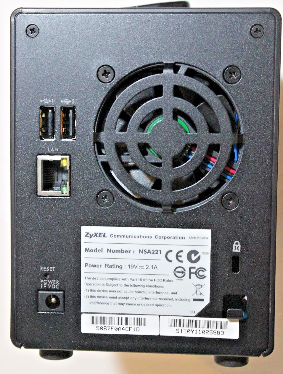 ZyXEL 2-Bay Power Media Server NSA221 NOS (READ DESCRIPTION)
