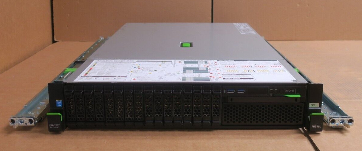 Fujitsu Primergy RX2540 M1 2x 6C E5-2620v3 128GB RAM 8x 2.5″ SAS Bay Server