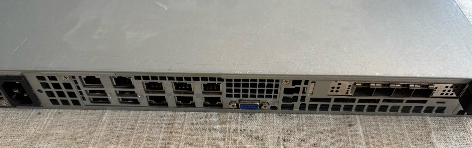 Supermicro 1U Server Xeon E3-1270 v3 16GB RAM 500GB HDD + Intel E810 NIC