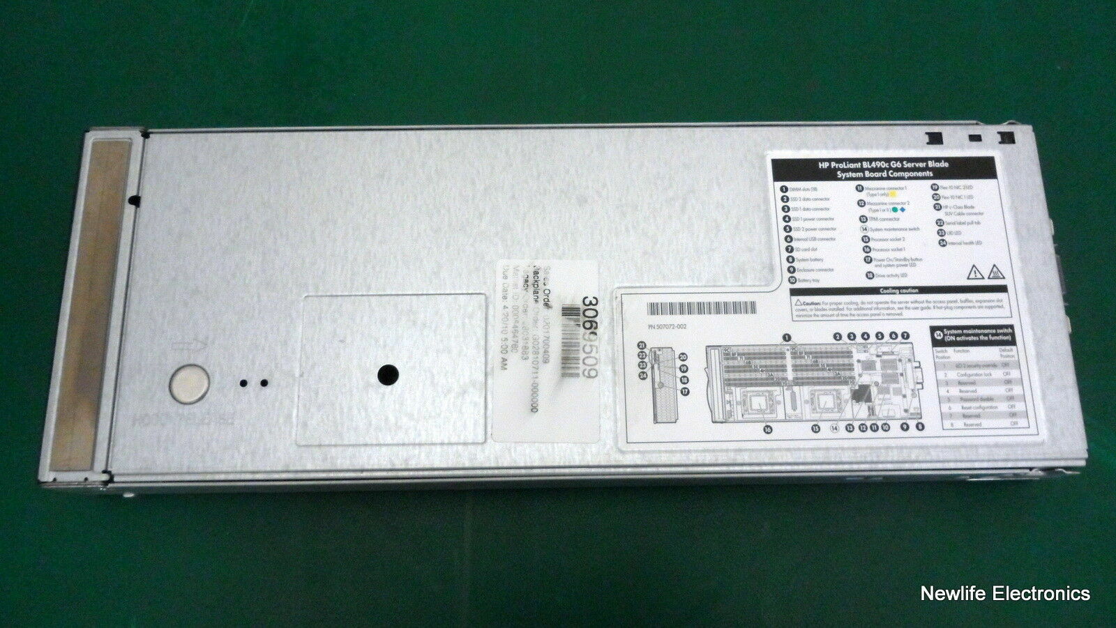 HP 498357-B21 ProLiant BL490c G6 Blade (Base)