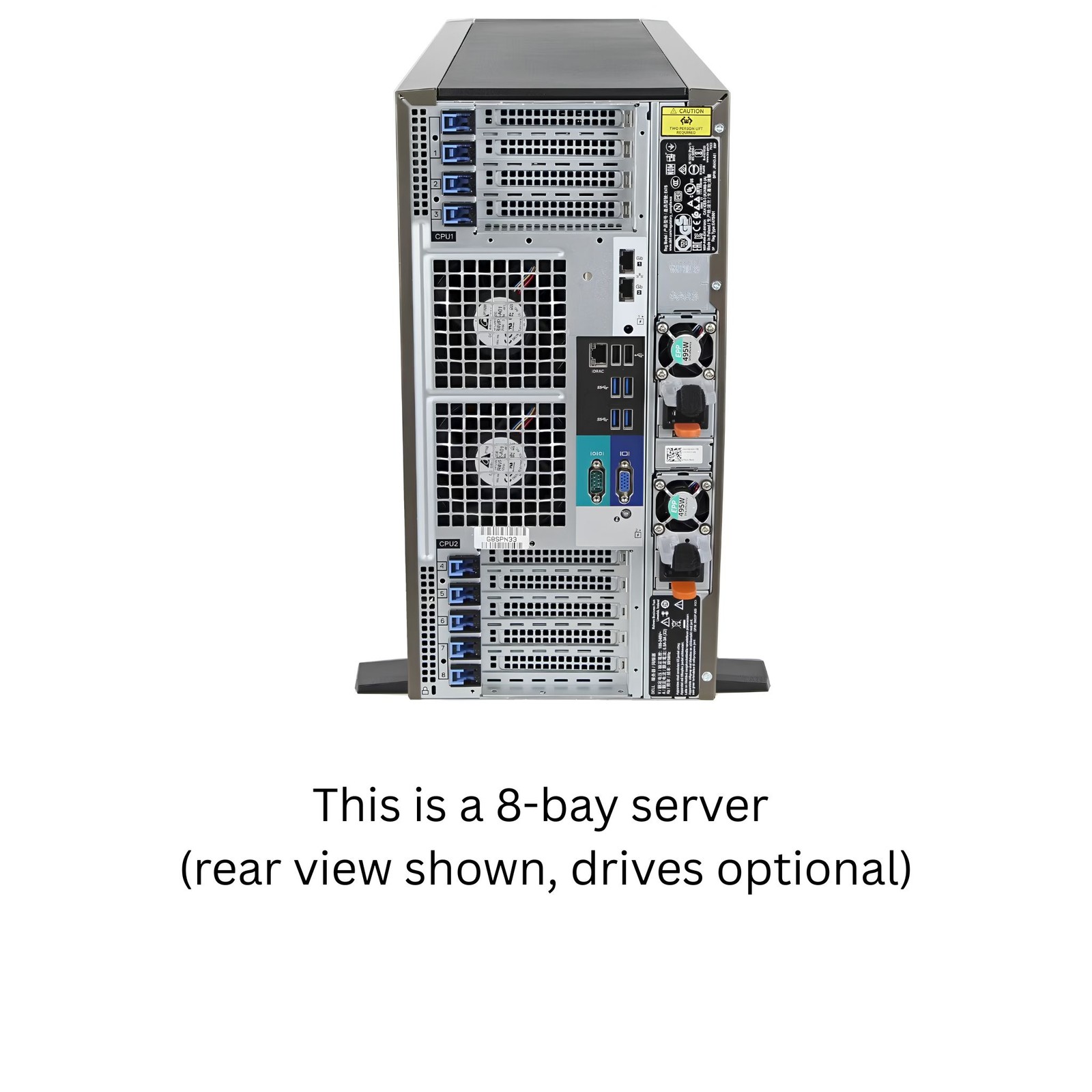 Dell PowerEdge T640 Server Design Lab – 8 Bay – 2x Intel Gold V2