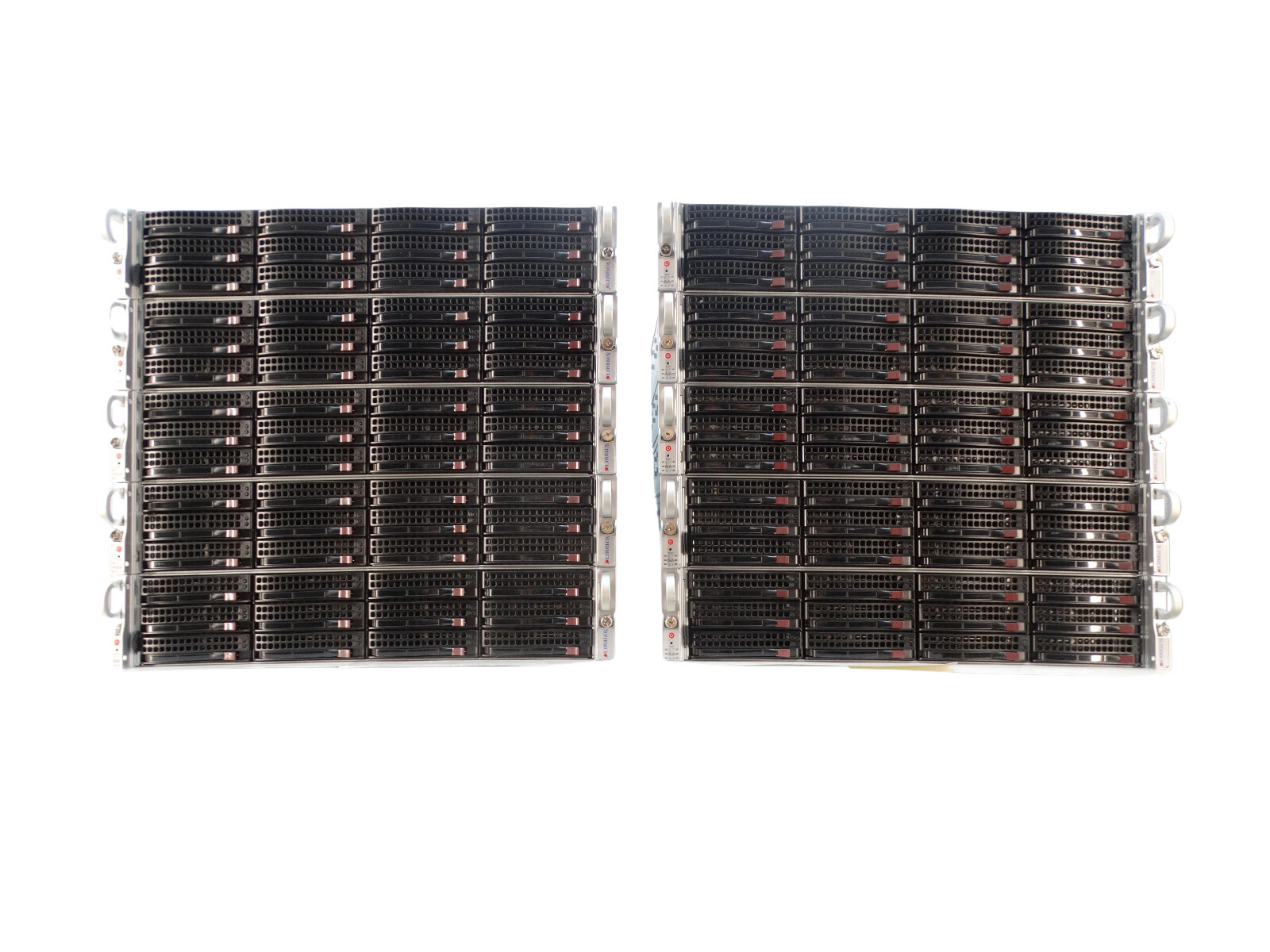 Lot of 10 SuperMicro 6028U-TR4T+ 2U Barebone SuperServer w/ X10DRU-i+ 2x 1000W