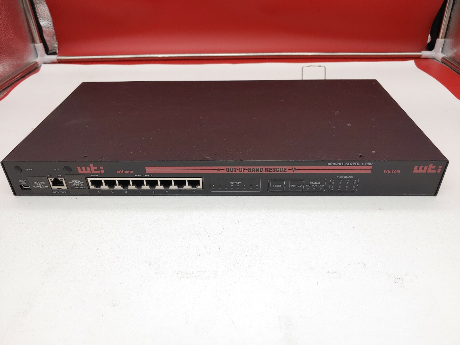 Western Telematic WTI CPM-800-1 Console Server + PDU, (8) Port, (8) Outlet #22