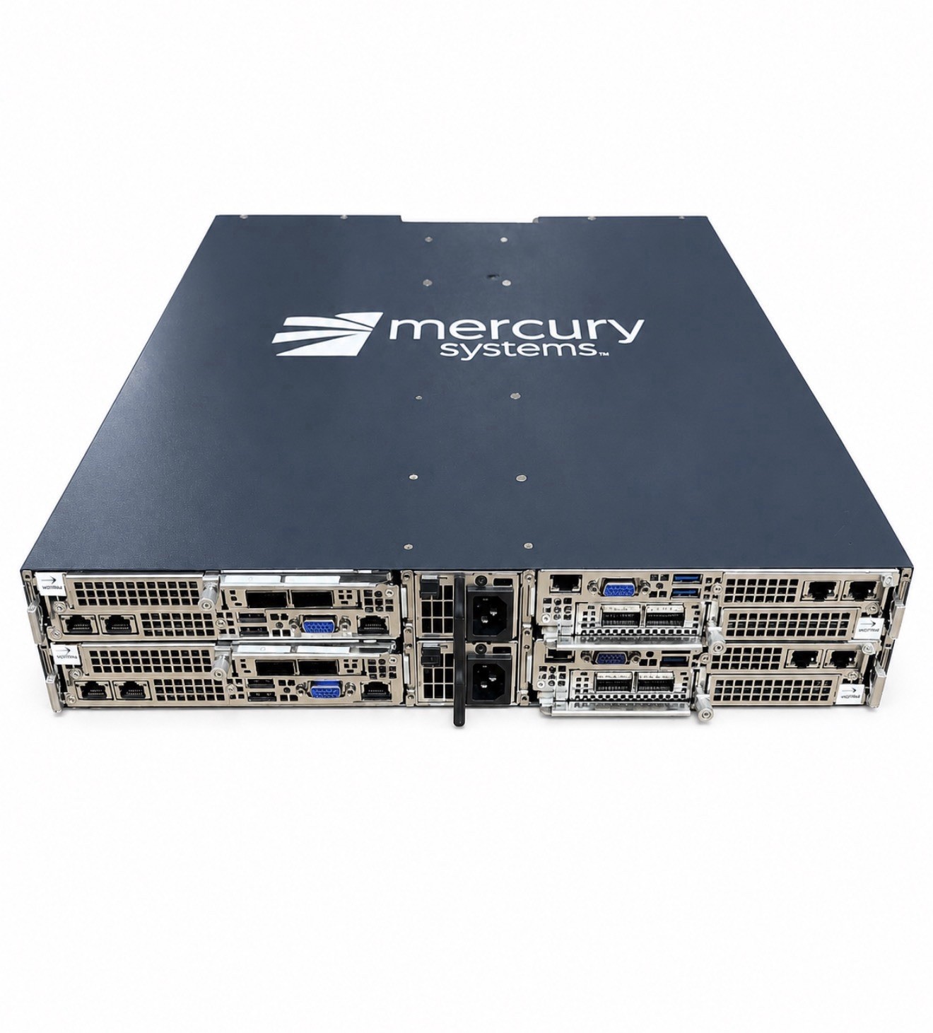 Mercury 518-200616-CNODES Rugged 2U 4 Node Server 1TB Ram 8X 4216 CPU