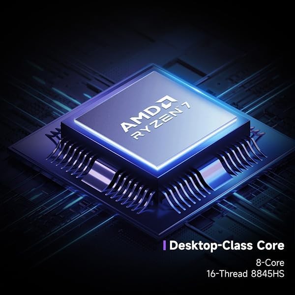 NIMO Generic AI NAS Enclosure Ryzen 8845HS Mini PC Server for Local LLM Docker