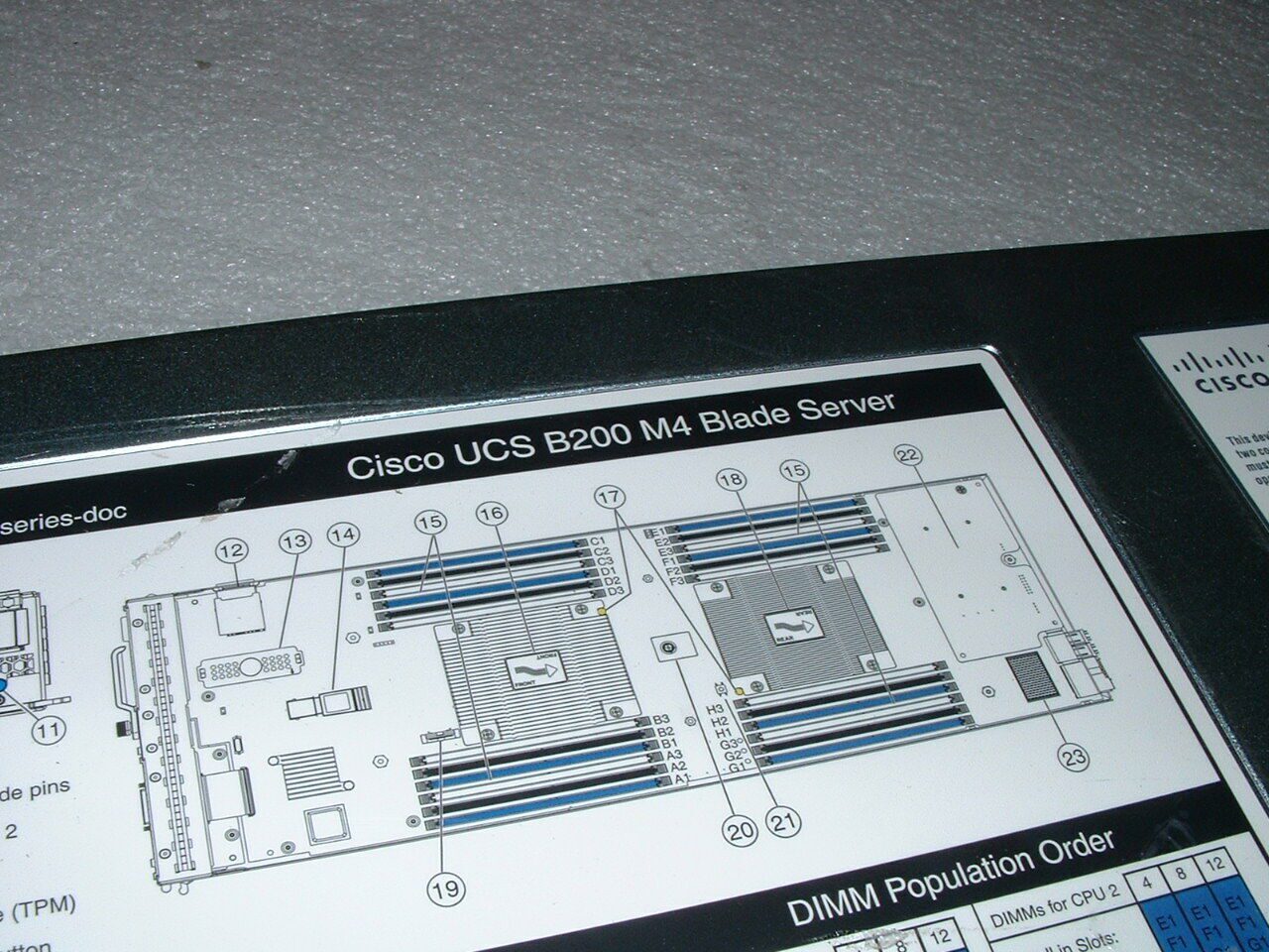 Cisco B200 M4 DDR4 Server Blade 2x Intel E5-2640 V3 2.6ghz 16-Cores 64gb