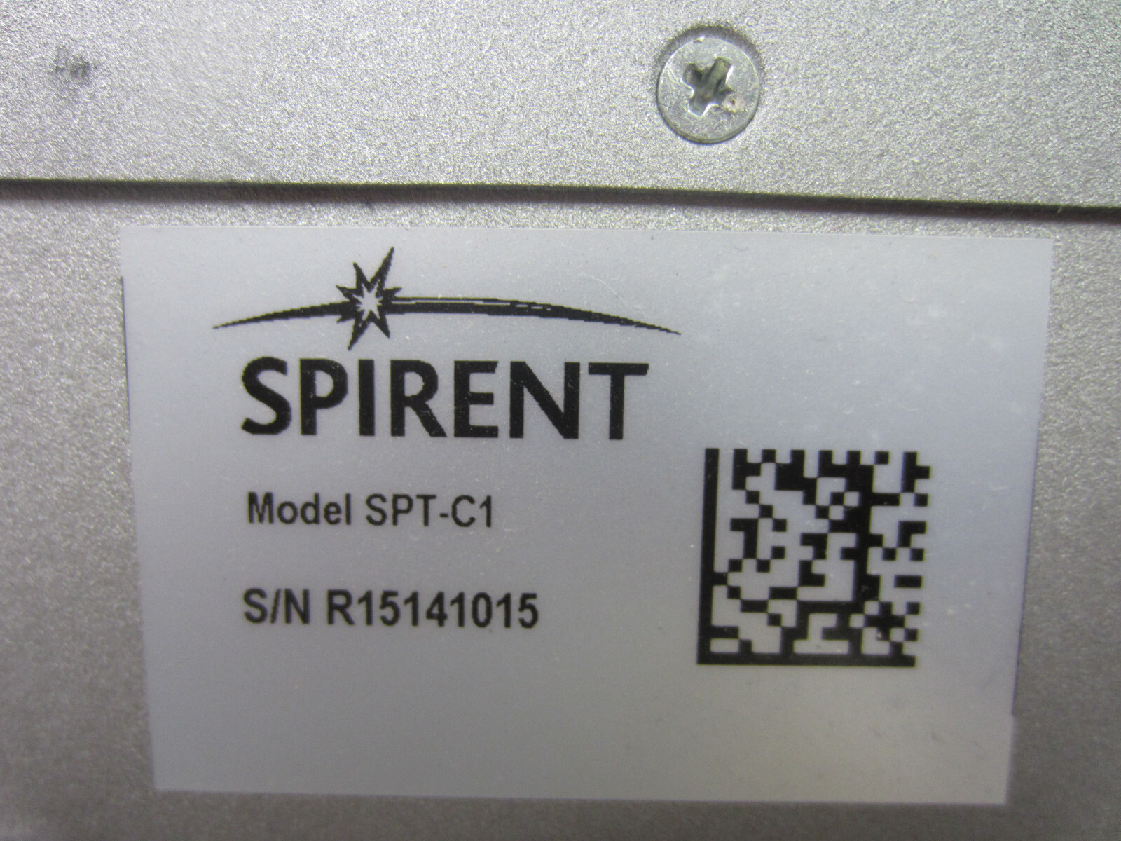 Spirent TestCenter SPT-C1 Portable Layer 2-7 System W/NIC-32 (4-pt 1Gb NIC)