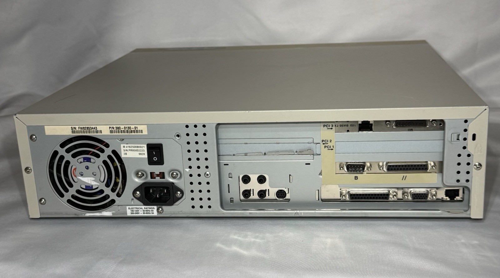 Sun Ultra 5 Workstation, 270MHz, 320MB, 20GB HDD, CD, SunFast Ethernet X1033A