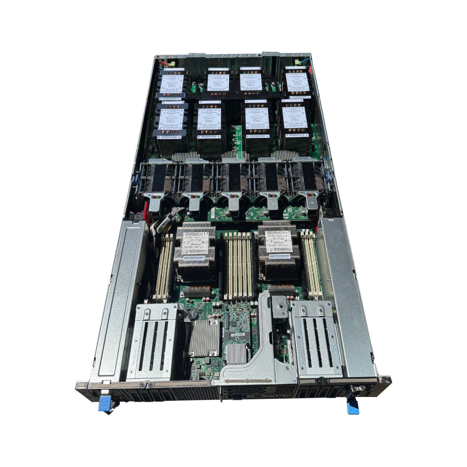 DeepSeek AI LLM 8x NVIDIA V100 32GB SXM2 AI GPU Server 2x 6148 128GB DDR4