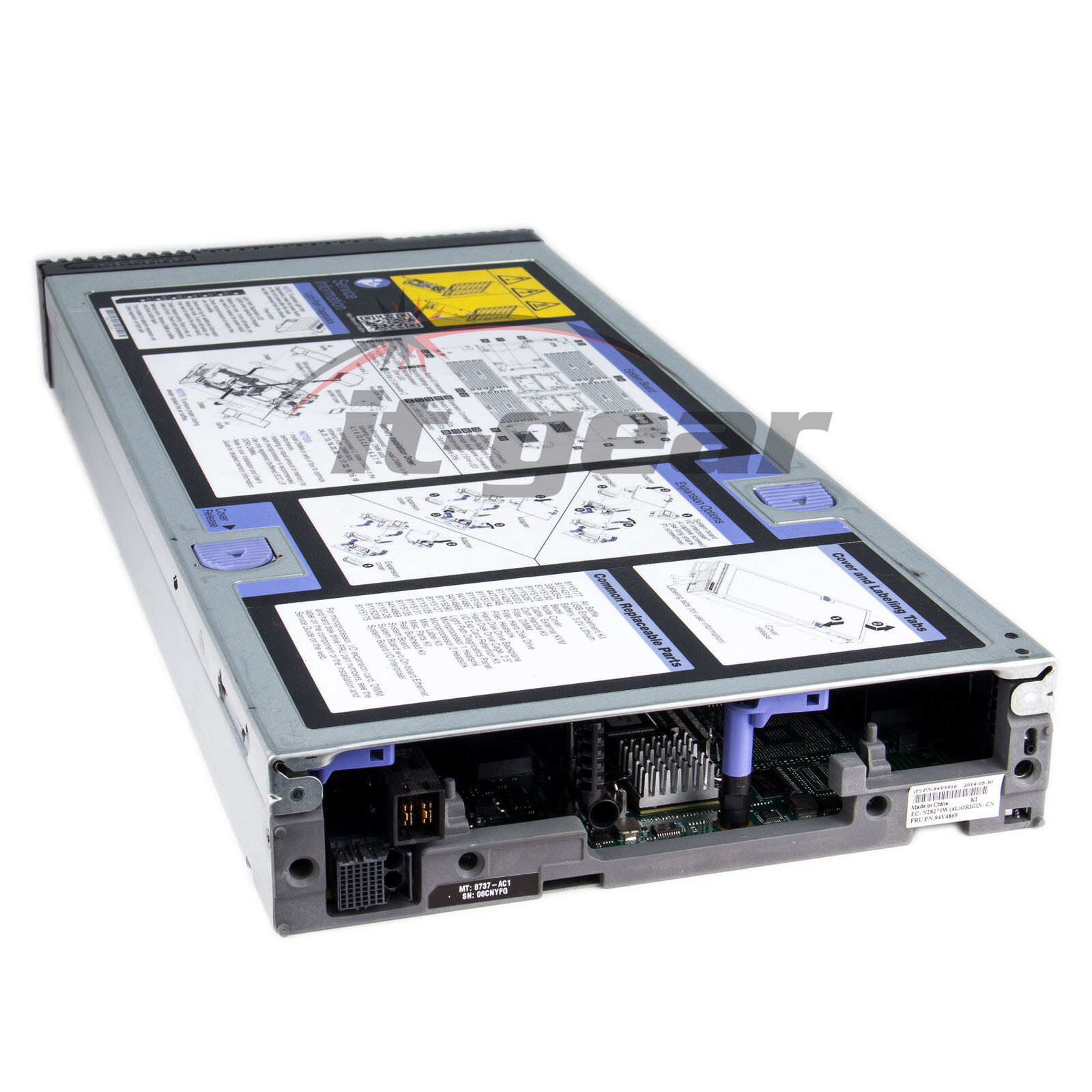 IBM 8737-AC1 FLEX BLADE,16GB RAM, 2 x E5-2620 V2 2.1 GHZ, 6C 15MB, 2 X 146GB HDD