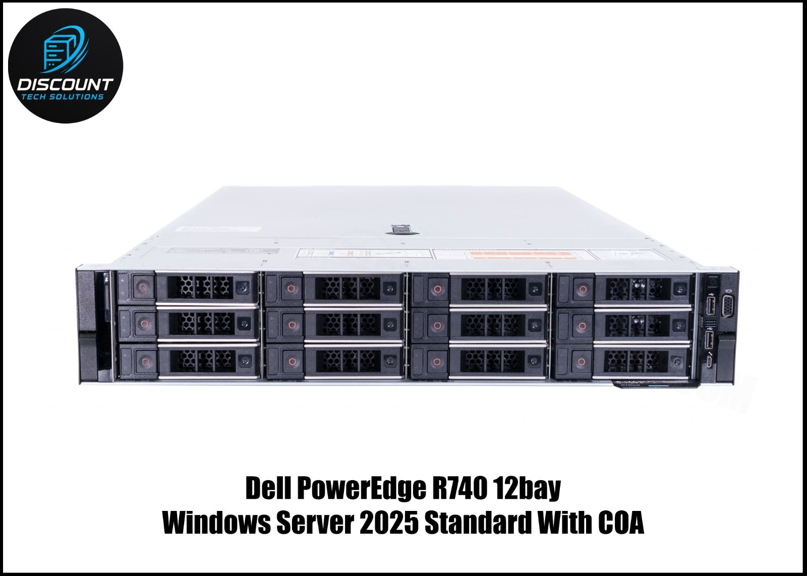 Dell PowerEdge R740xd Intel 6248R 3.6Ghz 24core 128GB 120TB Windows Server 2025