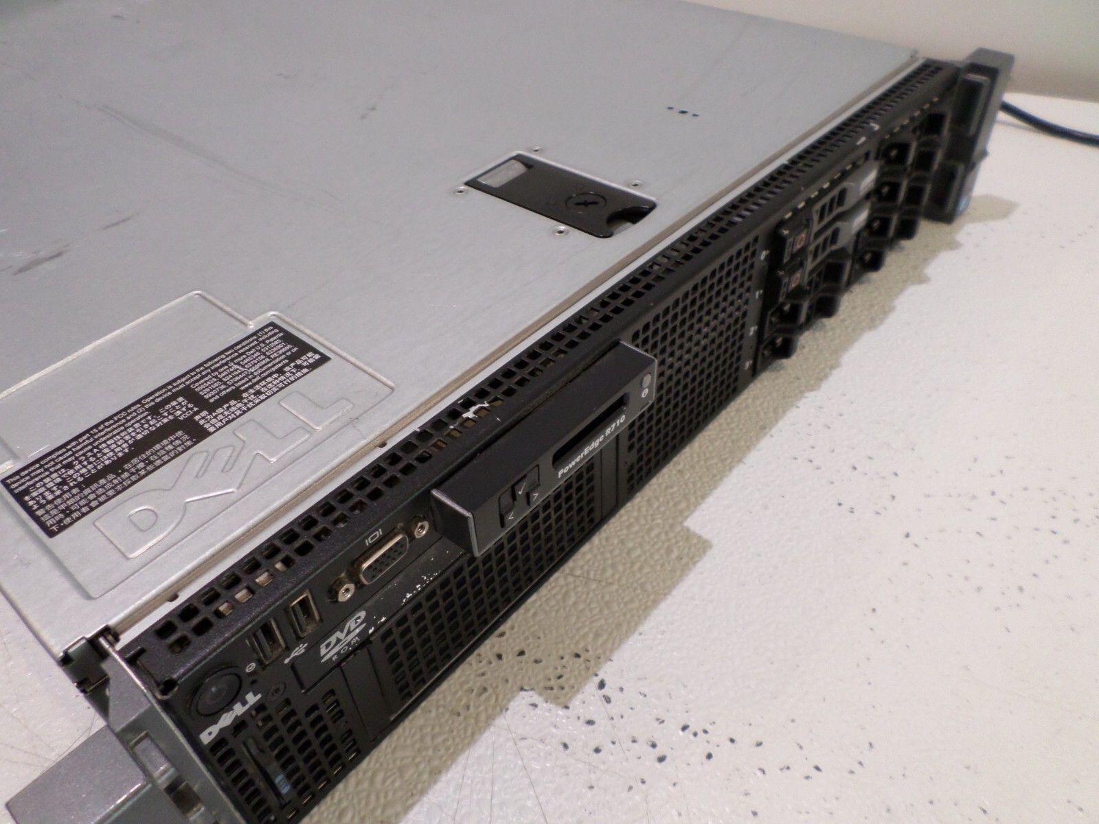Dell PowerEdge R710 – No RAM, 2 x Xeon X5650, 2 x 146GB HDD, 2 x 870W Pwr Sup