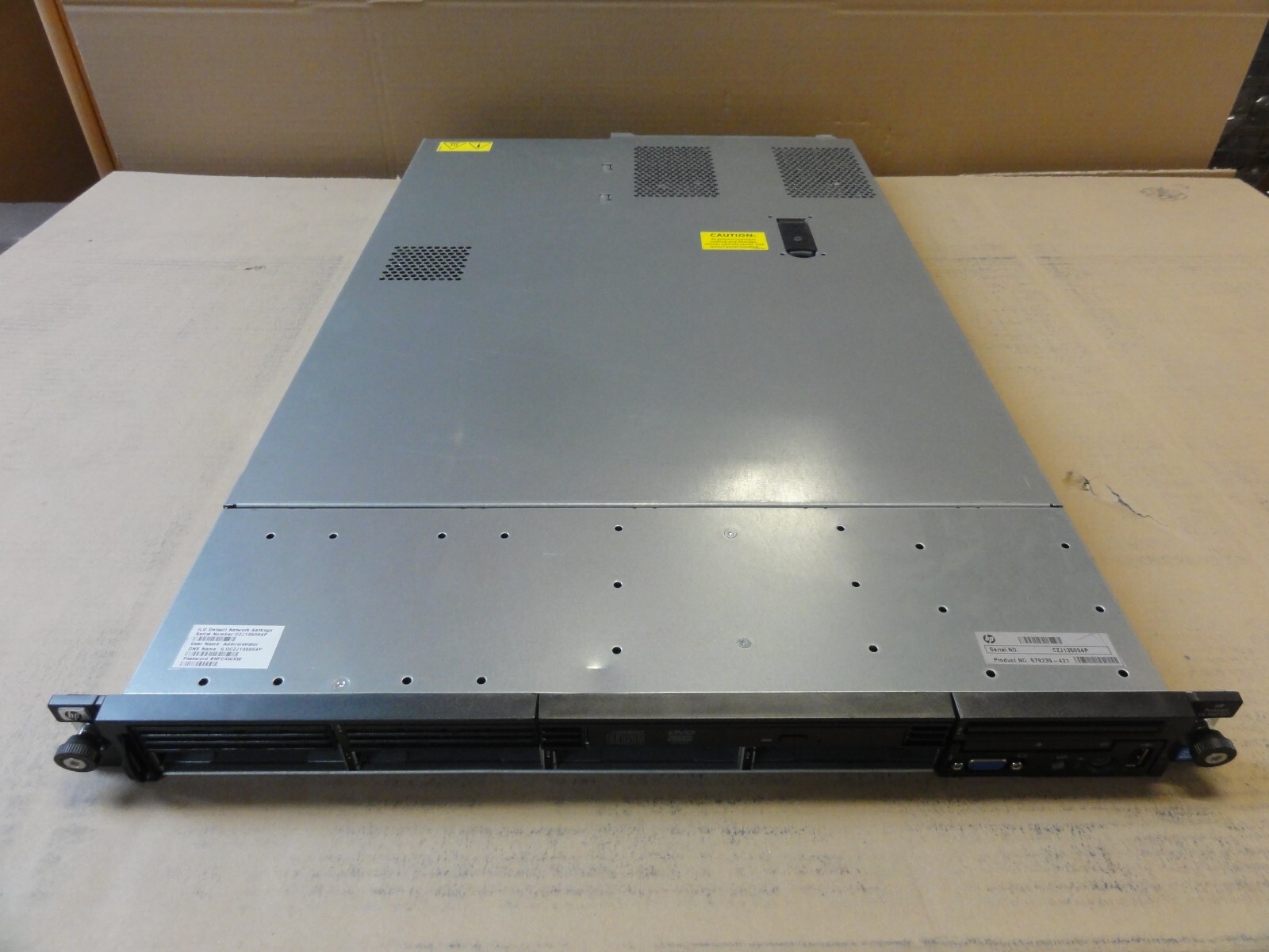 HPE Server DL360 G7 / Intel XEON X5650 / 2x 460W PS / 6x Fan / 0 HDD #579239-421