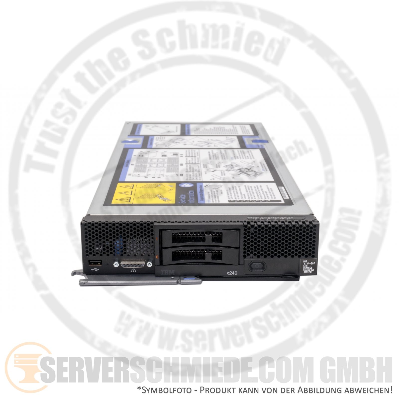 IBM Flex System 8737 x240 Blade Server 2x Intel XEON E5-2600 v1 v2 DDR3 ECC Raid
