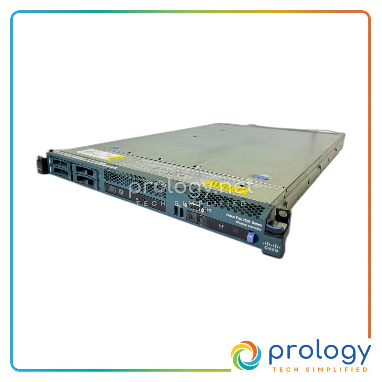 Cisco AIR-CT7510-K9 Wireless LAN Controller w / OS 8.5.182, 2x 300GB, 2x SFP+
