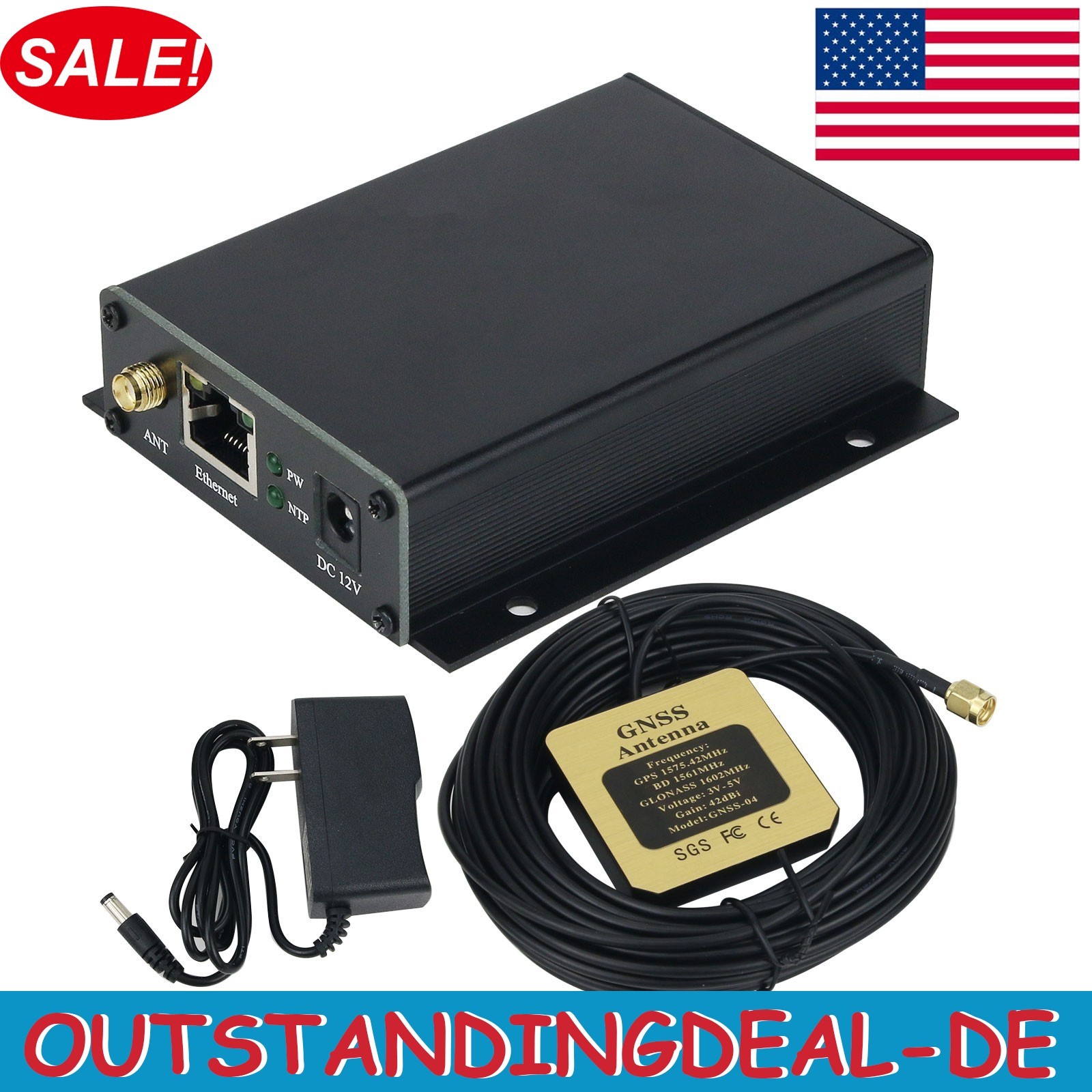 FC-NTP-MINI NTP Server w/ One Ethernet Port For GPS Beidou GLONASS QZSS US&