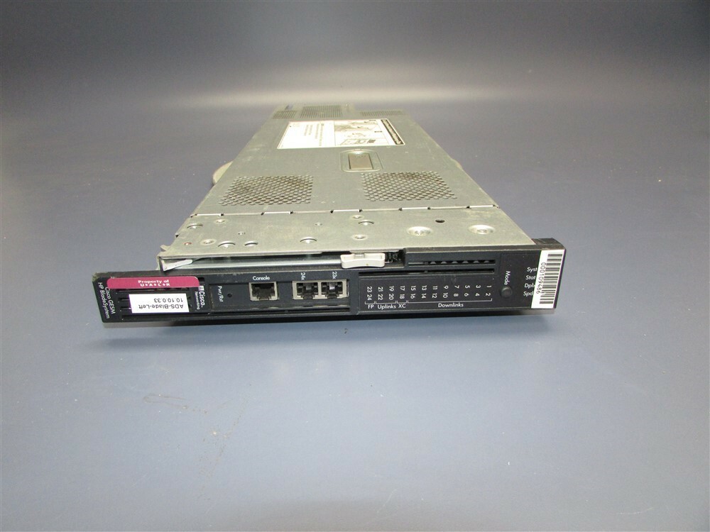 Cisco Gigabit Ethernet Switch Module for HP BladeSystem p-Class T&W