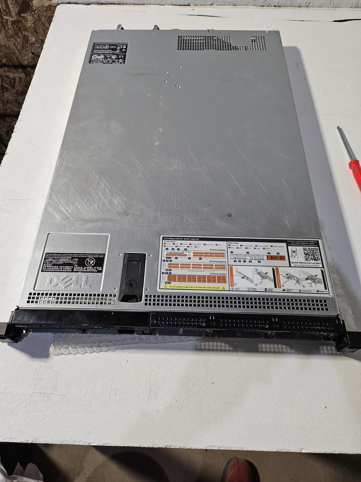 Dell PowerEdge R630 Server l 2x Xeon E5-2680 V3 @2.50GHz NO RAM/HDD NO CADDY’S