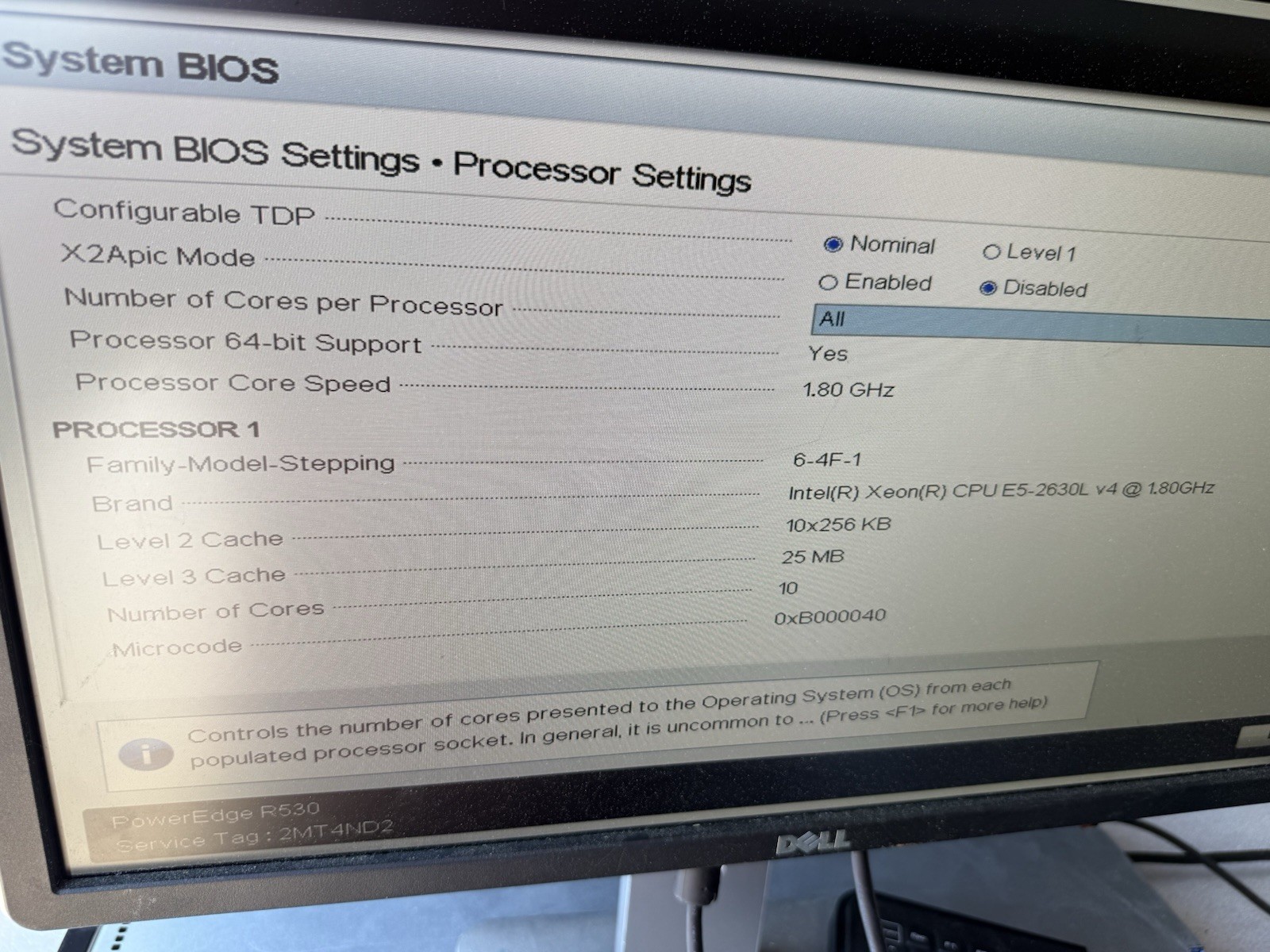 Dell PowerEdge R530 1x Xeon E5-2630L V4 @ 1.80 GHz 32 GB RAM 7.5TB HDD’s No OS