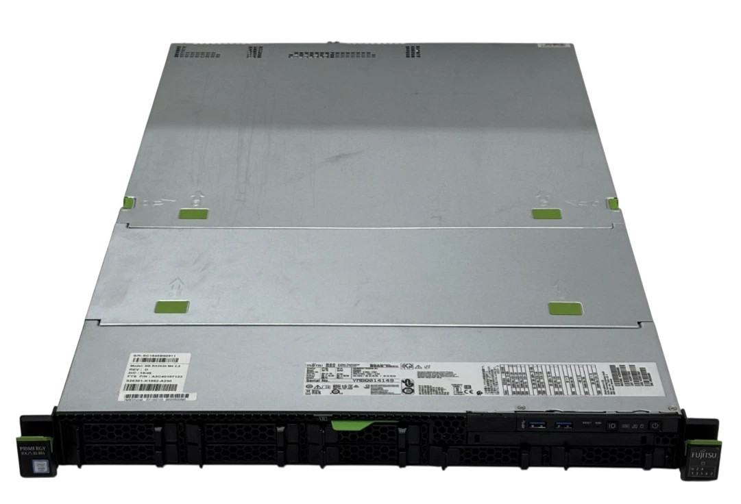 Fujitsu Primergy RX2530 M4 2x Scalable CPU 24-DIMM 4x 2.5″ Bay CTO 1U Server